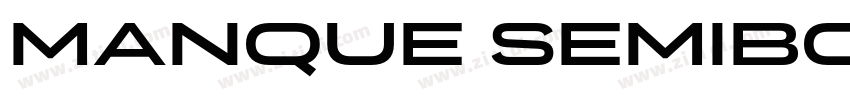 Manque SemiBold字体转换